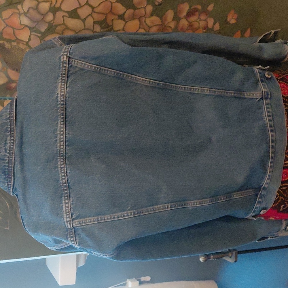 Vintage 90s United Colors Of Benetton MADE IN ITALY Jean Jacket - Picture 7 of 10
